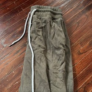 Green joggers